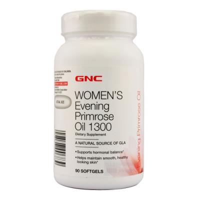 美国GNC健安喜月见草油软胶囊1300mg×90粒