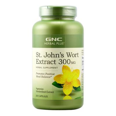 美国GNC健安喜圣约翰草精华300mg×200粒
